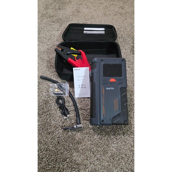 SUITU ST-9631 Pro Jump Starter with Air Compressor 20000mAh Portable Power Bank - Picture 6 of 16